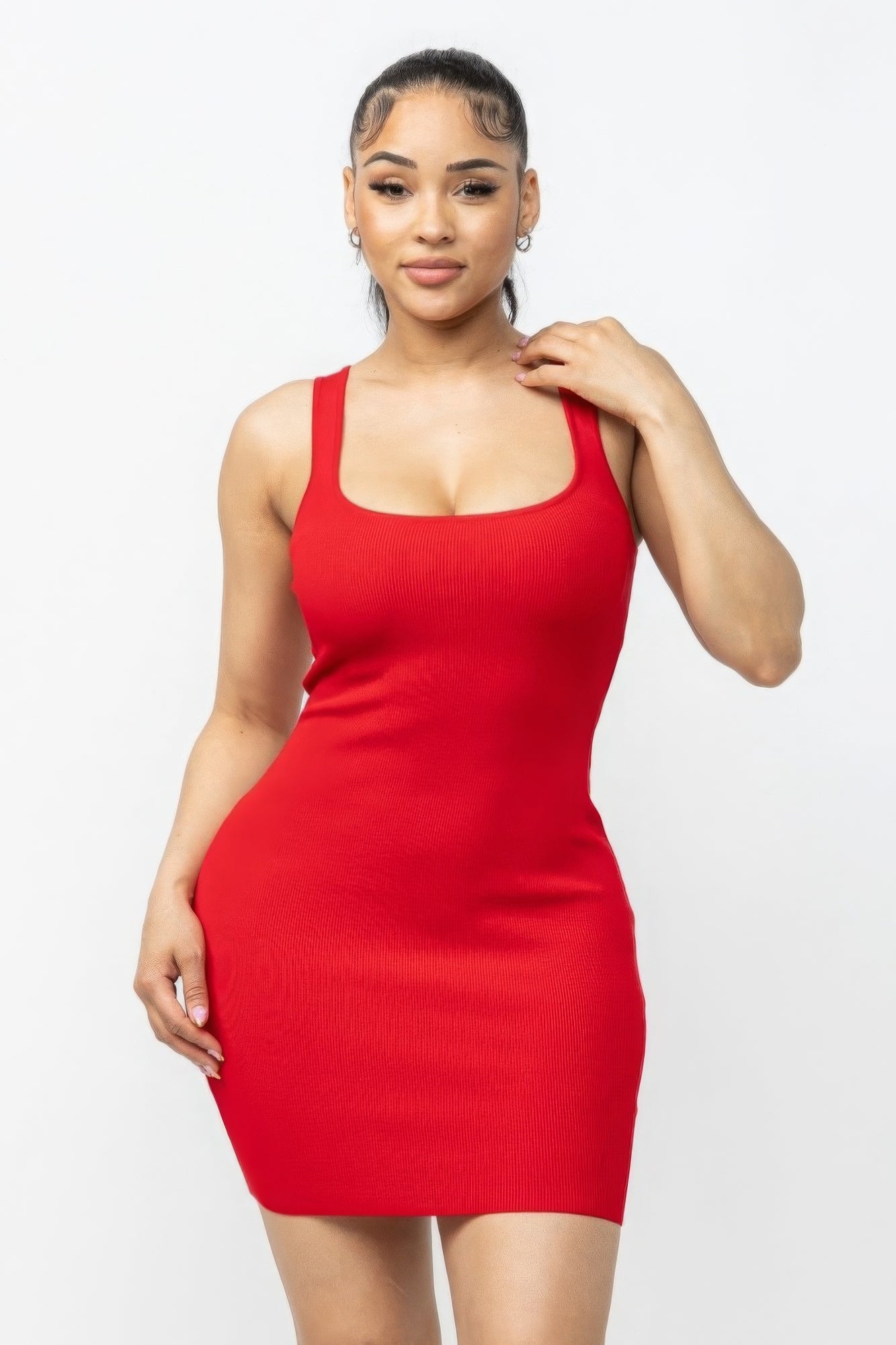 Sleeveless Mini Dress – Rayon & Nylon Blend, Regular Fit with Flattering Mini Length, Perfect for Night Outs, Cocktail Parties & Summer Gatherings